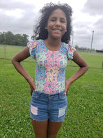 Sequin Explosion Distressed Shorties and Super Shorties (Choose your color/s)